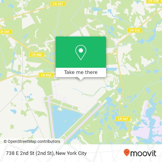 Mapa de 738 E 2nd St (2nd St), Trenton, NJ 08641