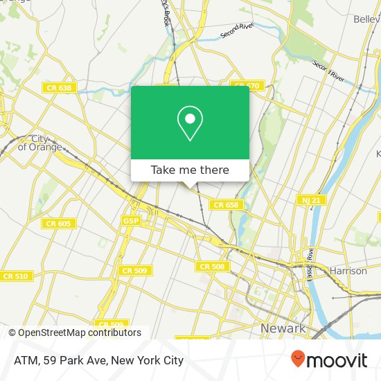 ATM, 59 Park Ave map