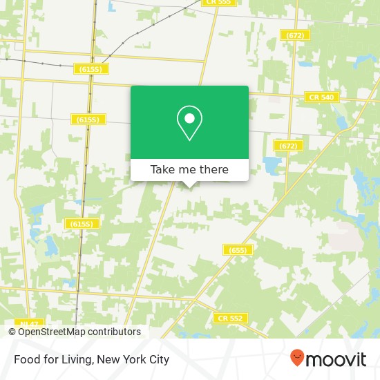 Mapa de Food for Living, 1400 Magnolia Rd