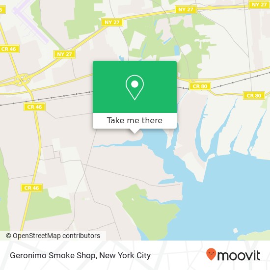 Mapa de Geronimo Smoke Shop, 10 Squaw Ln