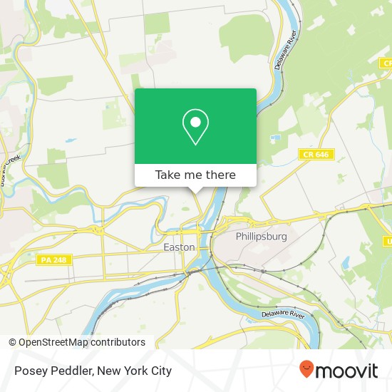 Posey Peddler, 323 Cattell St map