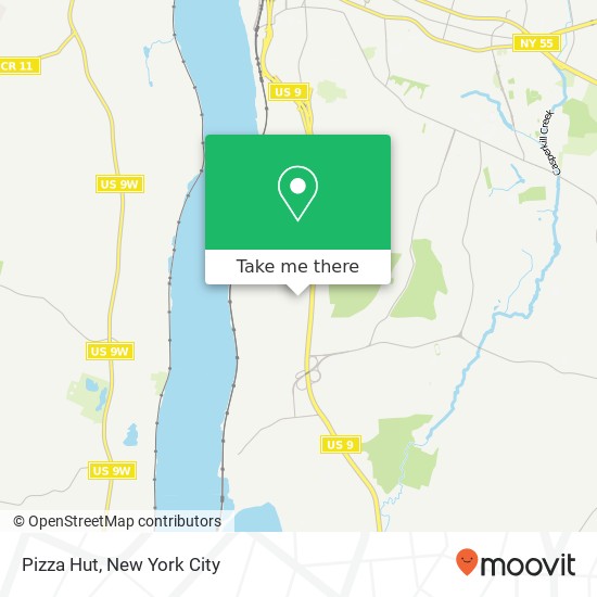 Mapa de Pizza Hut, 2585 South Rd