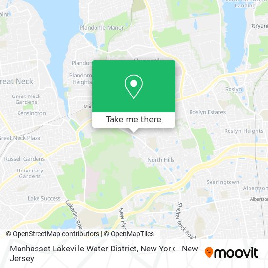Manhasset Lakeville Water District map