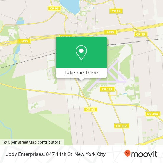 Mapa de Jody Enterprises, 847 11th St