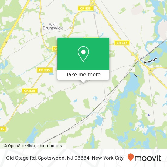 Old Stage Rd, Spotswood, NJ 08884 map