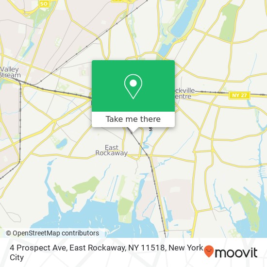 4 Prospect Ave, East Rockaway, NY 11518 map
