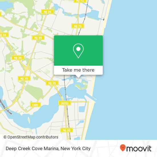 Mapa de Deep Creek Cove Marina