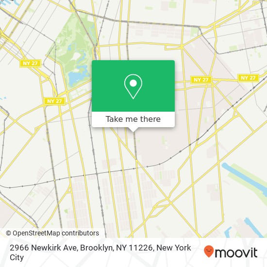 Mapa de 2966 Newkirk Ave, Brooklyn, NY 11226