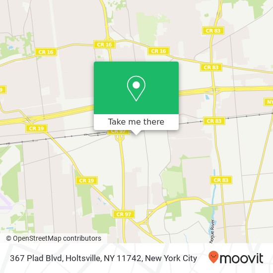 367 Plad Blvd, Holtsville, NY 11742 map