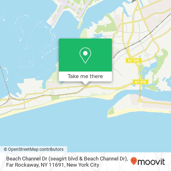 Beach Channel Dr (seagirt blvd & Beach Channel Dr), Far Rockaway, NY 11691 map