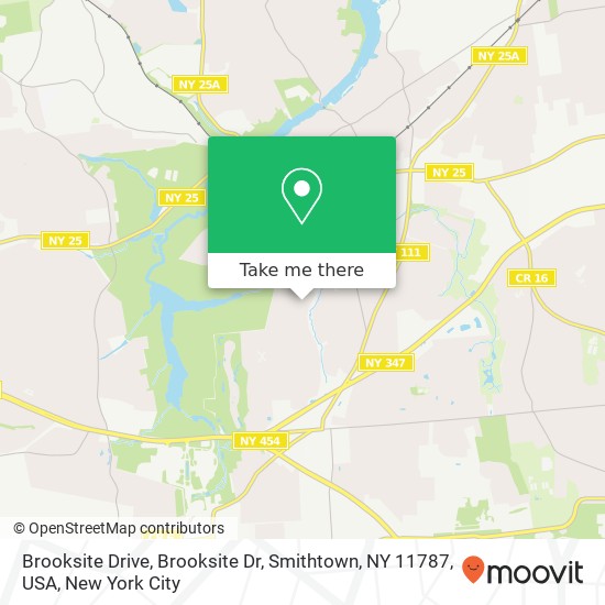 Brooksite Drive, Brooksite Dr, Smithtown, NY 11787, USA map