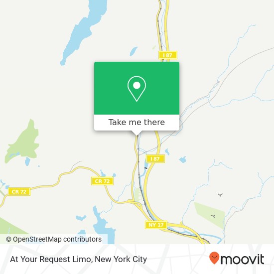 At Your Request Limo map