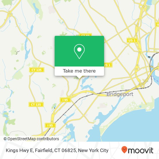 Kings Hwy E, Fairfield, CT 06825 map
