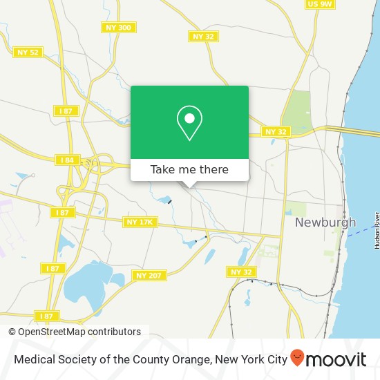 Mapa de Medical Society of the County Orange, 91 Thompson St