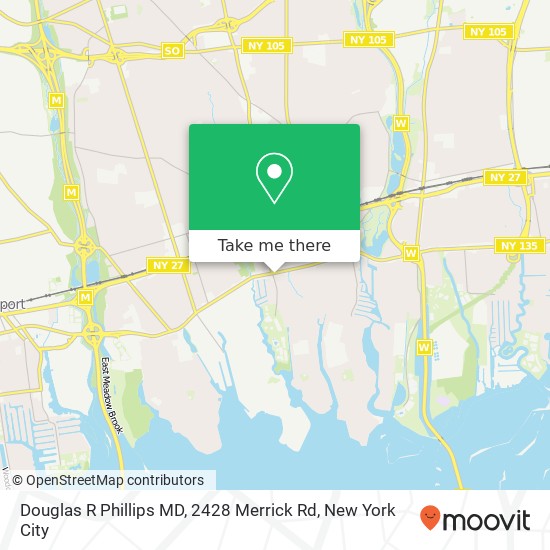 Douglas R Phillips MD, 2428 Merrick Rd map