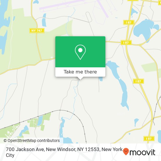 Mapa de 700 Jackson Ave, New Windsor, NY 12553