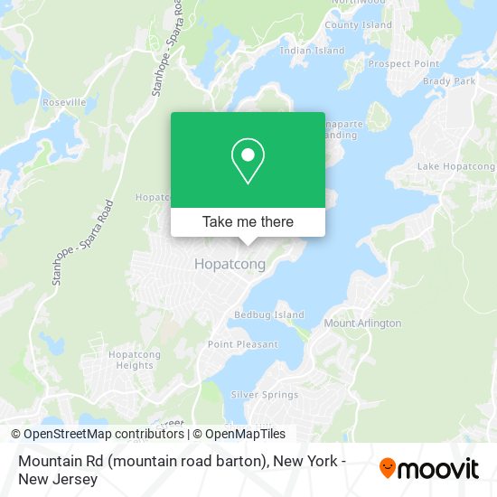 Mapa de Mountain Rd (mountain road barton)