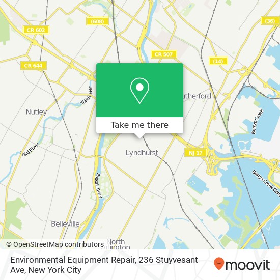 Mapa de Environmental Equipment Repair, 236 Stuyvesant Ave