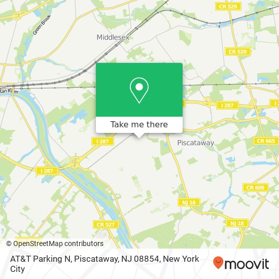 AT&T Parking N, Piscataway, NJ 08854 map