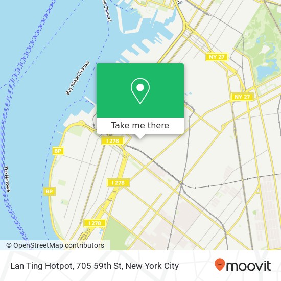 Lan Ting Hotpot, 705 59th St map