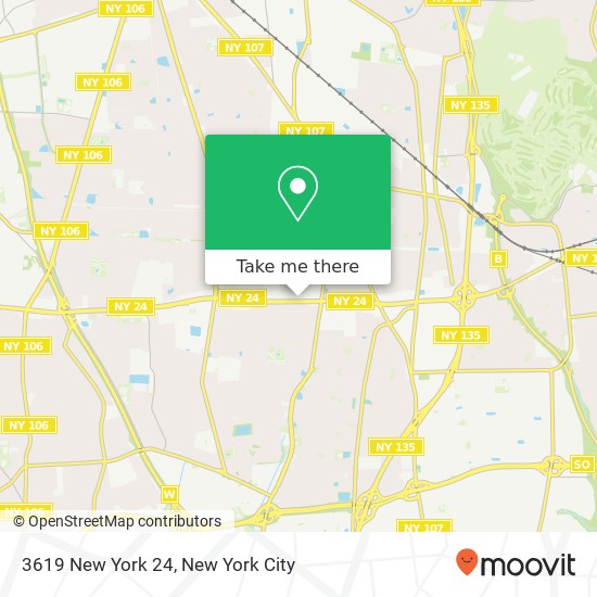 3619 New York 24 map