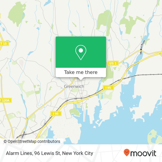 Mapa de Alarm Lines, 96 Lewis St