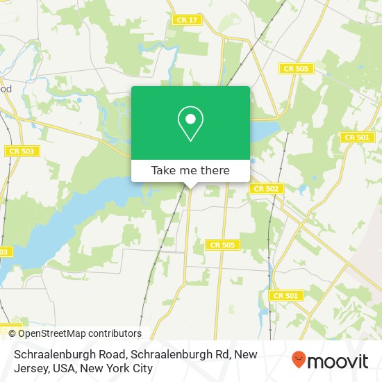 Mapa de Schraalenburgh Road, Schraalenburgh Rd, New Jersey, USA