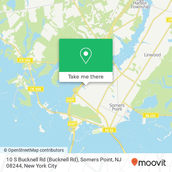 10 S Bucknell Rd (Bucknell Rd), Somers Point, NJ 08244 map