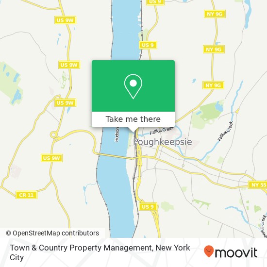Town & Country Property Management map