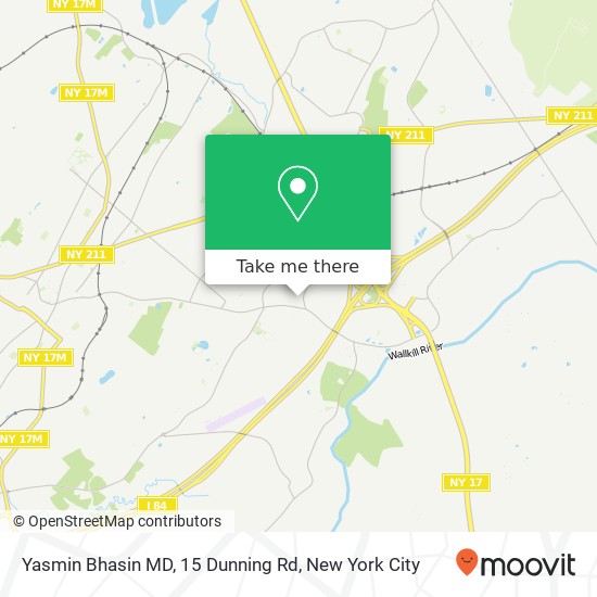 Yasmin Bhasin MD, 15 Dunning Rd map