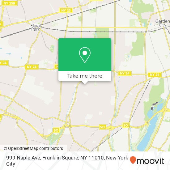 999 Naple Ave, Franklin Square, NY 11010 map