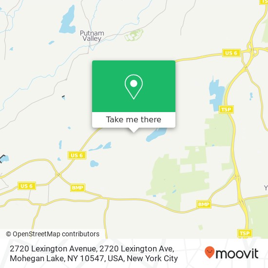 Mapa de 2720 Lexington Avenue, 2720 Lexington Ave, Mohegan Lake, NY 10547, USA