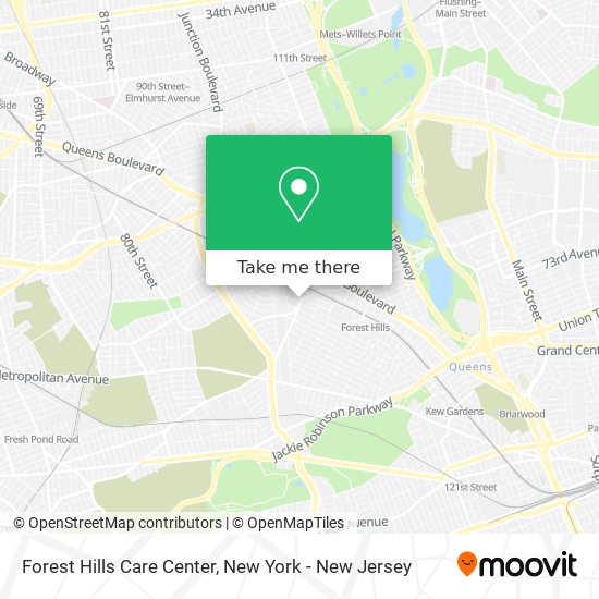 Mapa de Forest Hills Care Center