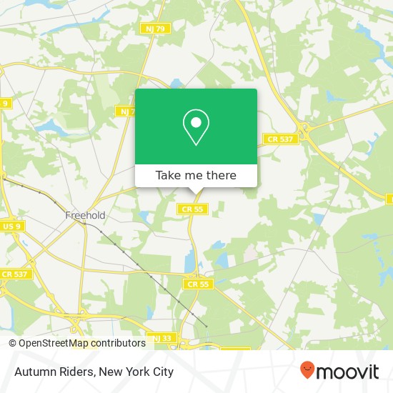 Autumn Riders, 1500 Kozloski Rd map