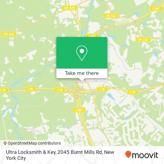 Ultra Locksmith & Key, 2045 Burnt Mills Rd map