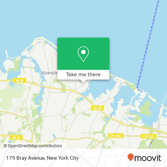 179 Bray Avenue, 179 Bray Ave, North Middletown, NJ 07748, USA map