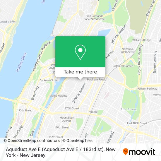 Mapa de Aqueduct Ave E (Aqueduct Ave E / 183rd st)