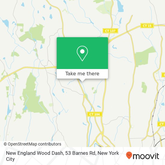 New England Wood Dash, 53 Barnes Rd map