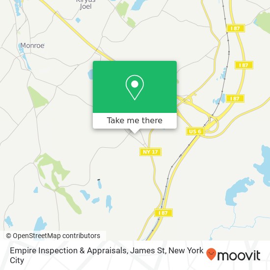 Mapa de Empire Inspection & Appraisals, James St