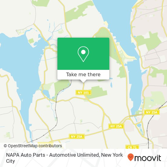 NAPA Auto Parts - Automotive Unlimited, 352 Port Washington Blvd map