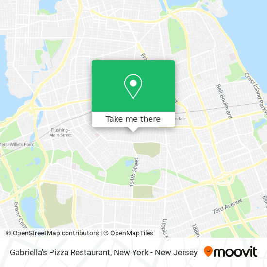 Gabriella's Pizza Restaurant map