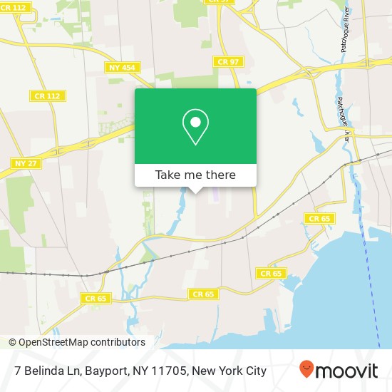 7 Belinda Ln, Bayport, NY 11705 map