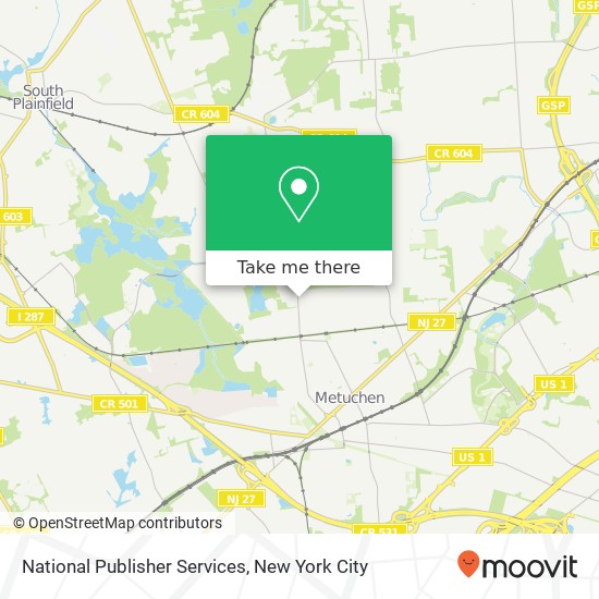 Mapa de National Publisher Services