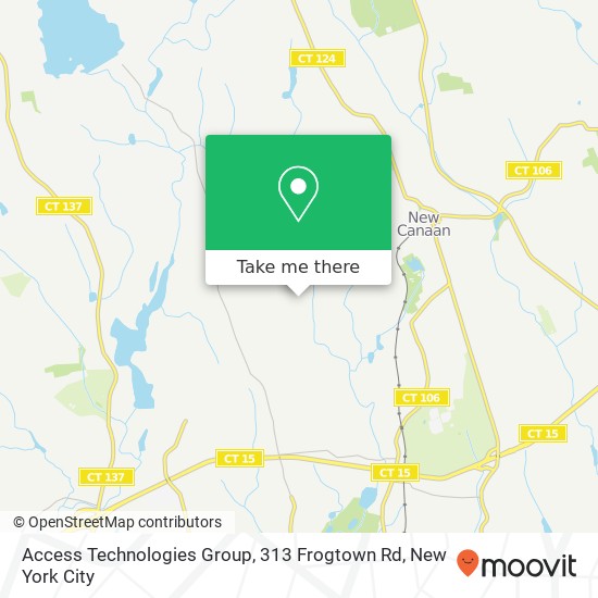 Mapa de Access Technologies Group, 313 Frogtown Rd