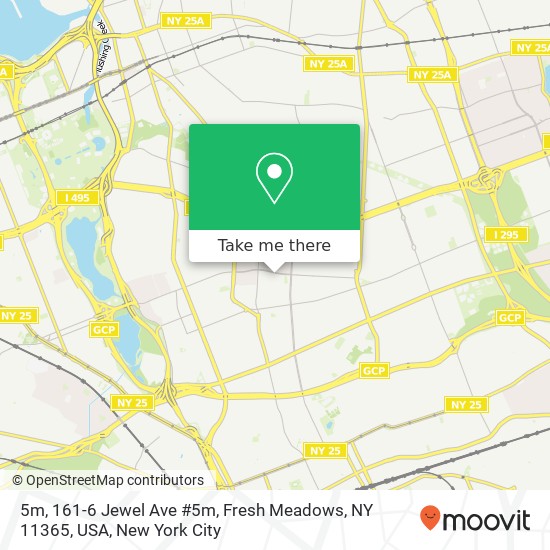 Mapa de 5m, 161-6 Jewel Ave #5m, Fresh Meadows, NY 11365, USA