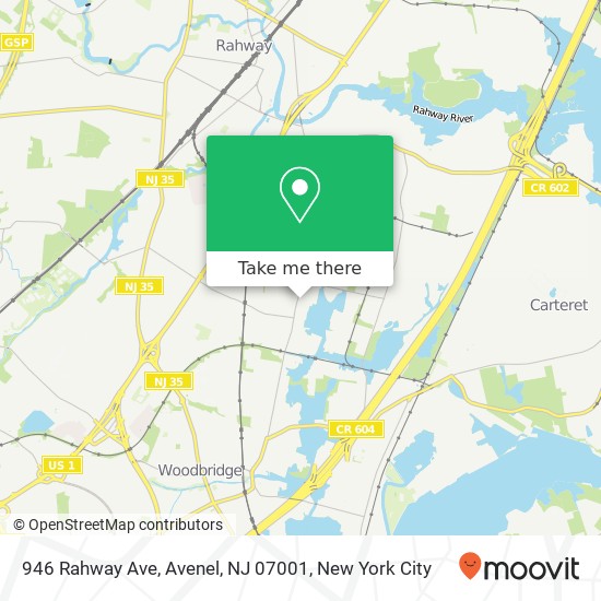 946 Rahway Ave, Avenel, NJ 07001 map