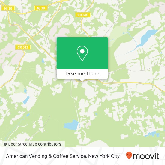 Mapa de American Vending & Coffee Service, 1222 Sussex Tpke