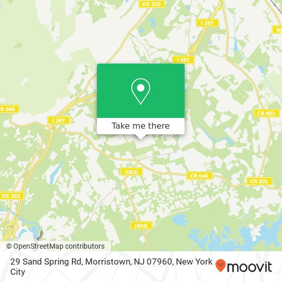 29 Sand Spring Rd, Morristown, NJ 07960 map