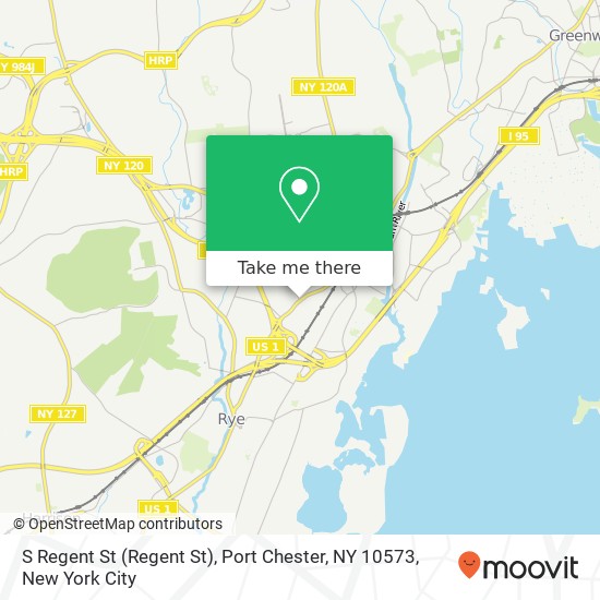 Mapa de S Regent St (Regent St), Port Chester, NY 10573