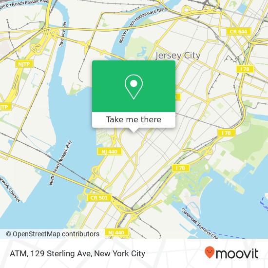 ATM, 129 Sterling Ave map